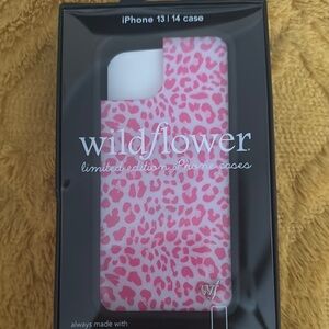 Wildflowers Pink Leopard iPhone 13/14 Case